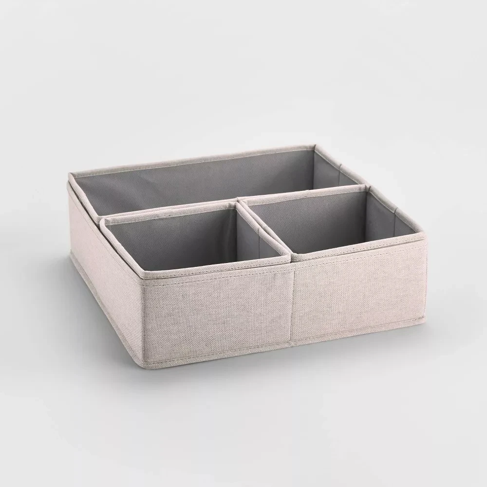

Collapsible Drawer Organizers Clothes, 4pcs Fabric Closet and Dresser Organizer Bins for Nursery,Baby Clothes,Socks,Underwear
