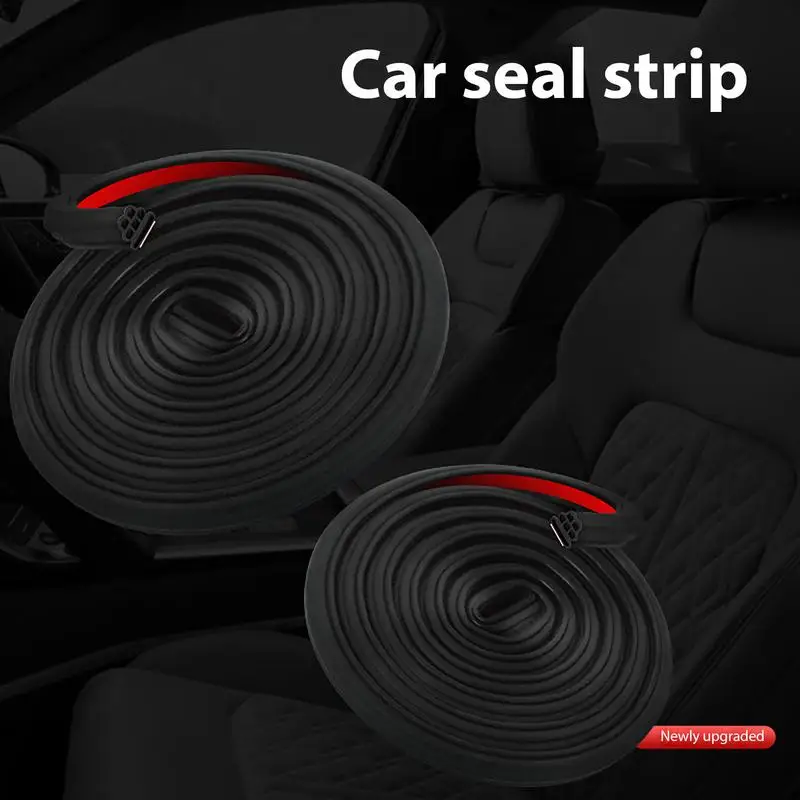 

Car Door Seal Strip Automotive Weather Stripping Self Adhesive Auto Door Soundproofing Weatherstrip Dust Proof & Weather