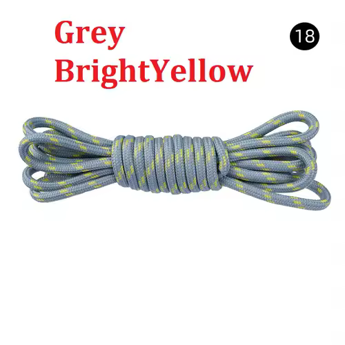 5MM Round Shoelaces Flower Dots Solid Laces Polyester Shoelaces Matching Sports Shoes Tooling Martin Boots Hiking Shoelaces - Image 8