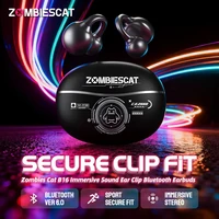 Zombiescat B16 OWS auriculares con clip sonido estéreo HIFI Bluetooth 6,0 auriculares deportivos inalámbricos HD llamada clara TWS auriculares inalámbricos