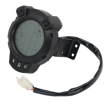 Motorcycle meter LCD instrument panel backlight 12V digital universal motorcycle meter oil level indicator 7 colors