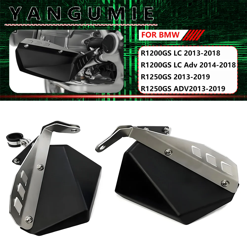 For Direct Snap-On Premium Foot Splash Guard & Lever Protector Perfectly Fit BMW R1200GS LC Adventure All Models 2013 to 2018
