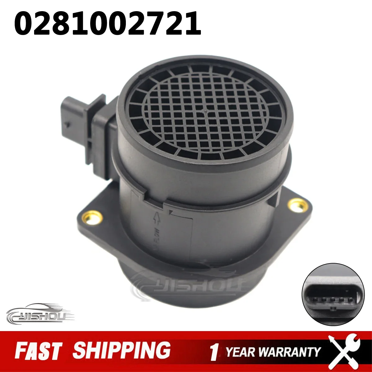 

For Hyundai Grandeur H-1 I30 Santa Fe Sonata Tucson for KIA Carens K2900 Magentis 0281002721 New MAF MASS AIR FLOW METER SENSOR