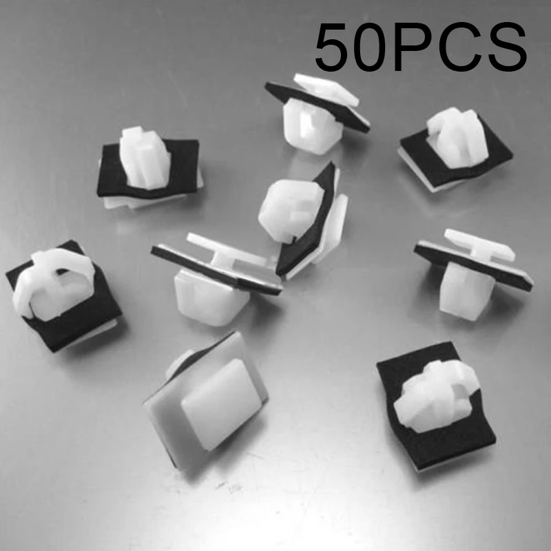 

50x Auto Fastener Clip Nylon Moulding Clips Rocker Panel Retainer W/ Sealer For Hyundai 87756-2E000 Car Accessories Wholesale