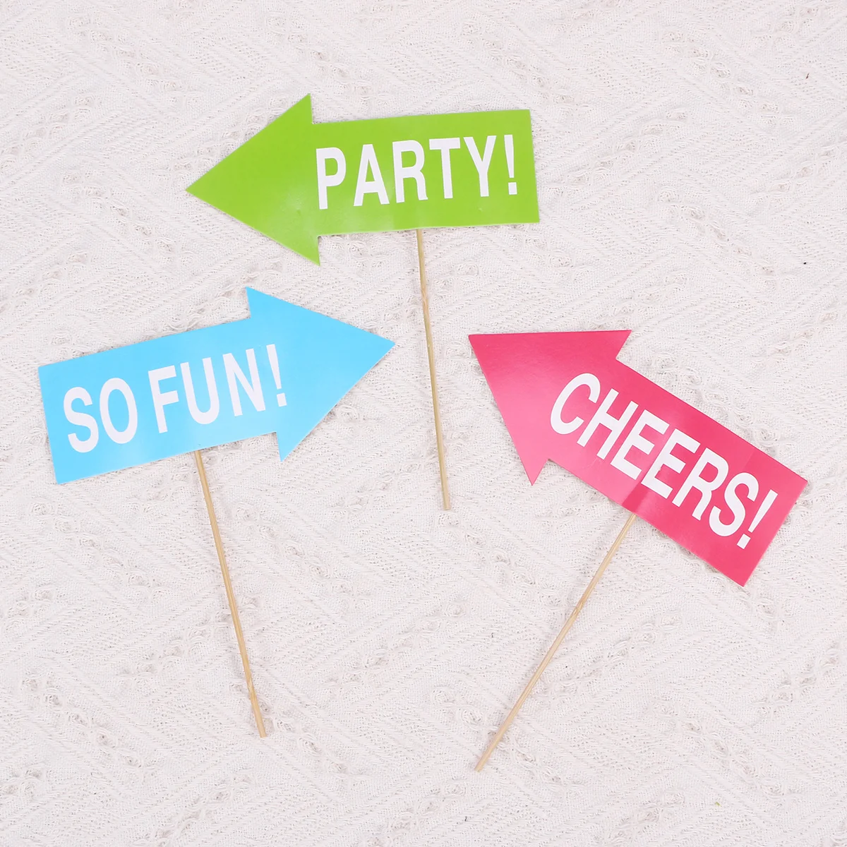 

20Pcs Birthday Photo Booth Props Fun Colorful Cardstock Party Supplies Glasses Mustache Cupcake Hat for Photo Taking Memories