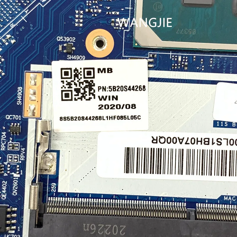 Imagem -03 - Placa-mãe do Portátil para Lenovo Ideapad 4g Ram Gs454 Gs554 Gv450 Gv550 Nm-d031 315iil05 5b20s44268 Srgkf I3-1005g1 4g