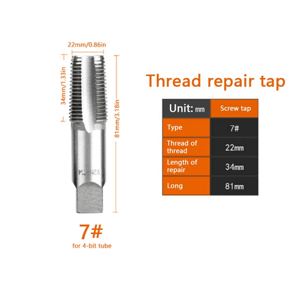 BHBL 2Pcs 1/2 Inch Screw Extractor Water Pipe Broken Pipe Extractor Water Pipe Thread Repair Tap Set