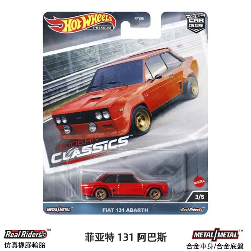 Original Hot Wheels Premium Car Culture Modern Classic Toys for Boys 1/64 Diecast Honda Civic EG Toyota Altezza Fiat Abarth Gift