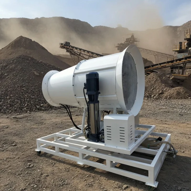 30m Fog Cannon Mist Sprayer For Bulk Cargo Port Demolition Site Livestock Farm Sterilization Sprayer