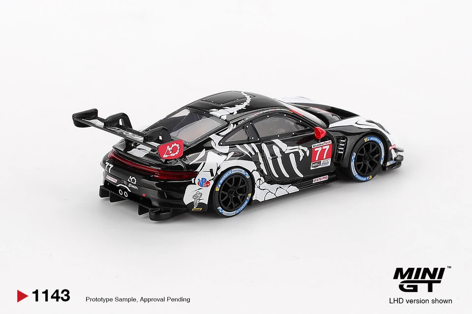 MINIGT 1/64 Porsche 911 GT3 R #77 AO Racing 2025 IMSA Petit Le