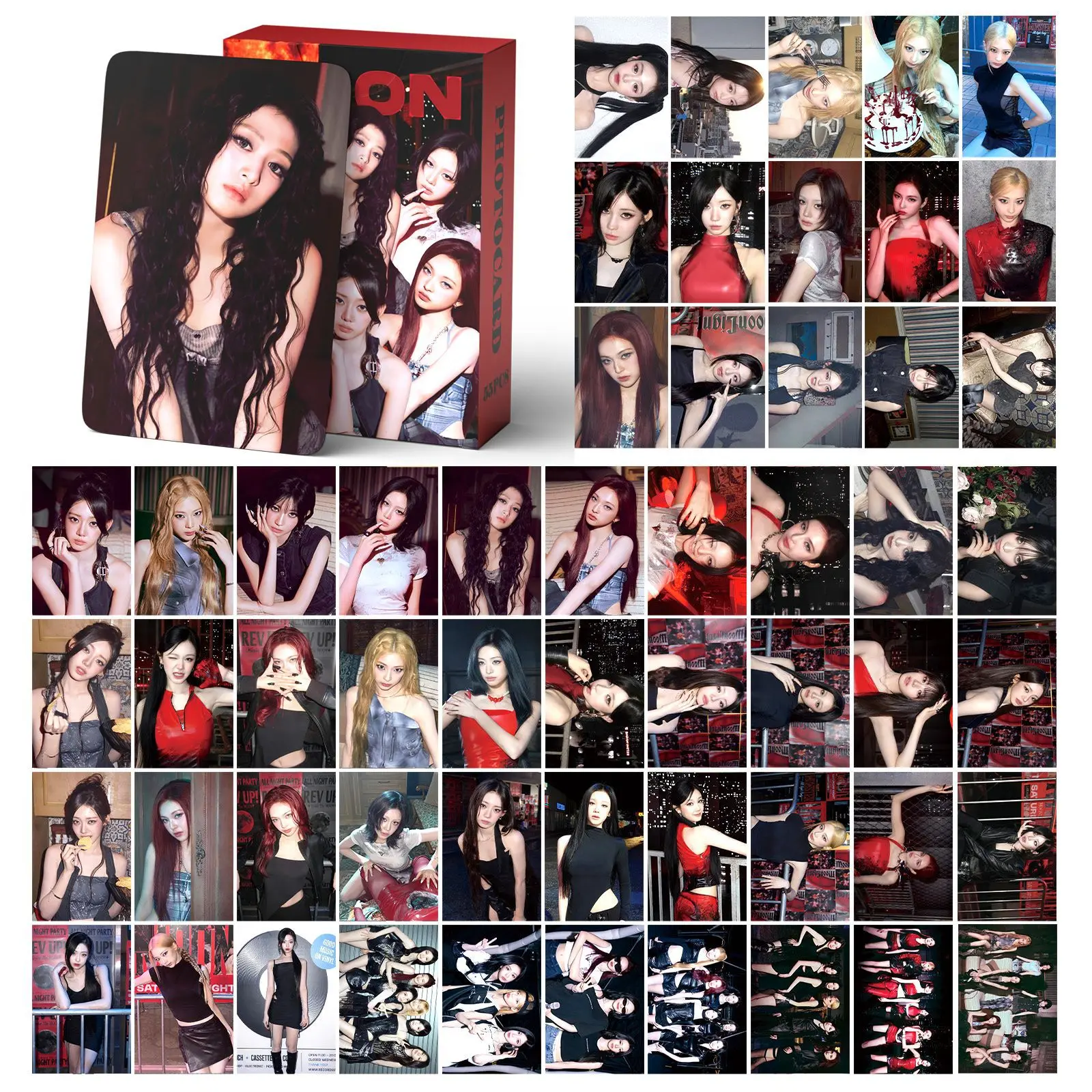 55/92/127 PCS LOMO Card Stickers Set Photo Card MOON New Albums Girl Group High Quality Double sided Collection Cards Fans Gifts