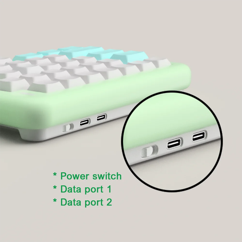 Mechanical keyboard kit, Split 65 Split type, heat replaceable connectors, custom ergonomic keyboard, VIA support