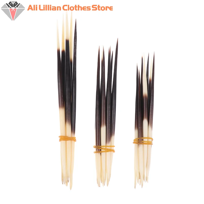 Oferta Especial: Varillas de Espinas de Puercoespín, Flotador de Pesca, Joyería de Hueso Natural DIY, Horquilla para el Cabello, Accesorios de Artesanía India