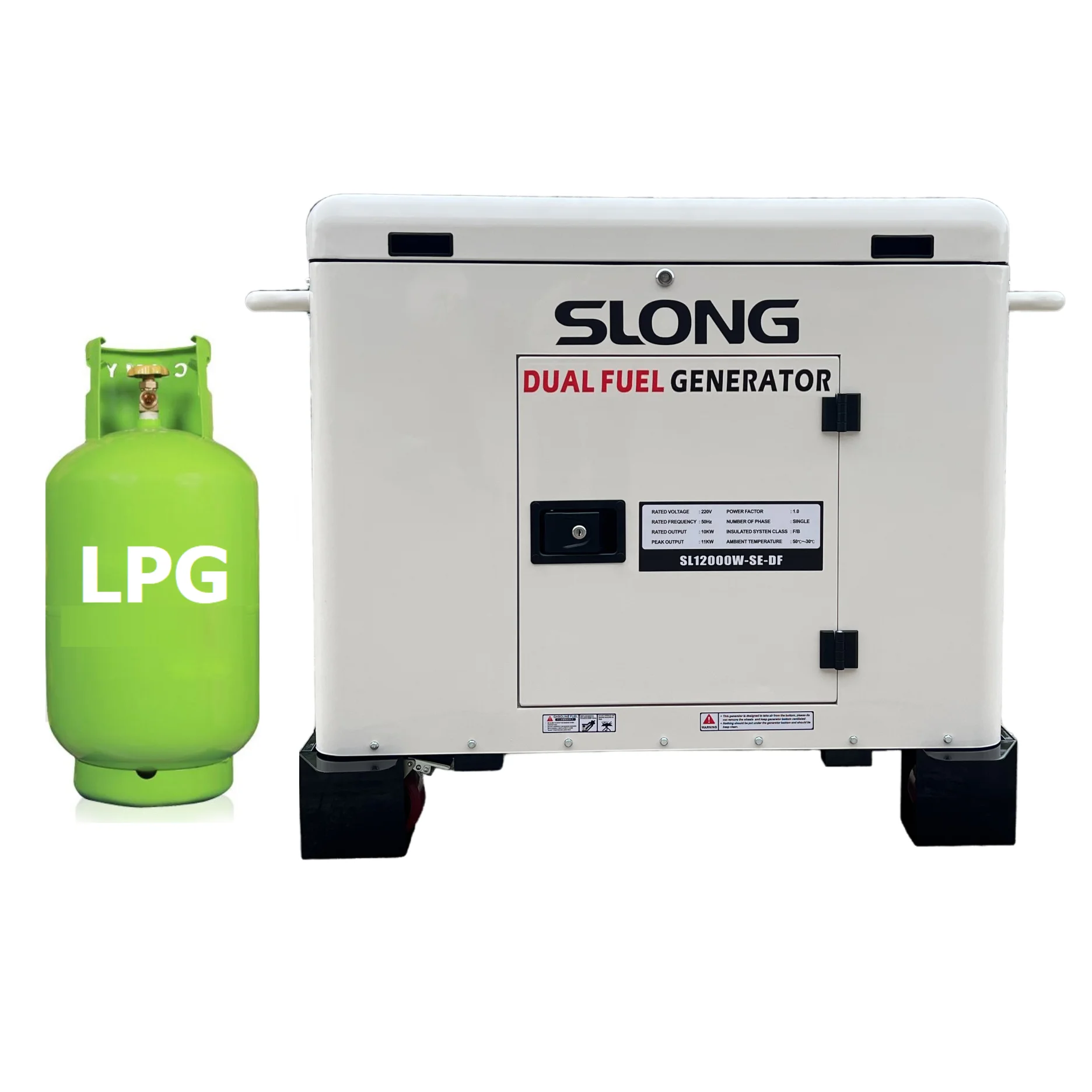 SLONG 12000watt Silent Heavy  Propane LPG Natural  Generators