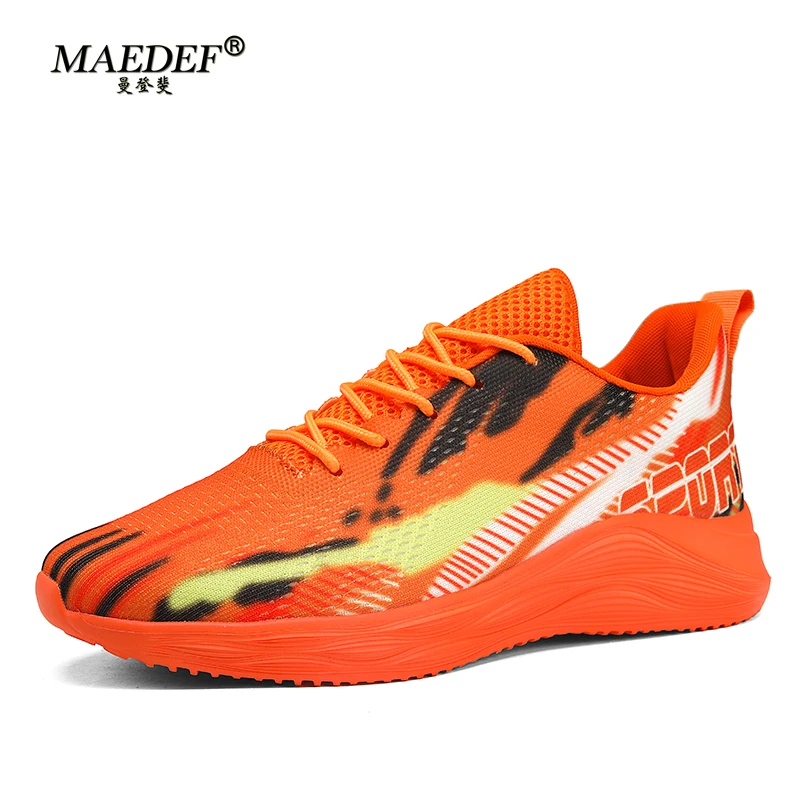 MAEDEF Sneakers Breathable Casual Shoes Men Walking Shoe Non-Slip Male Sports Shoes Outdoor Jogging Trainers Soft Sole Footwear