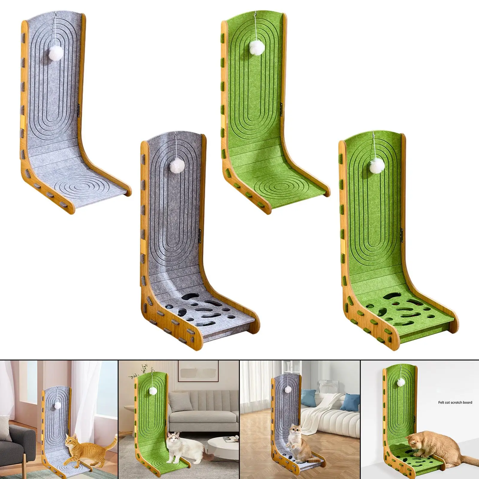 

Фетровая когтеточка для домашних кошек, вертикальная когтеточка для домашнего декора