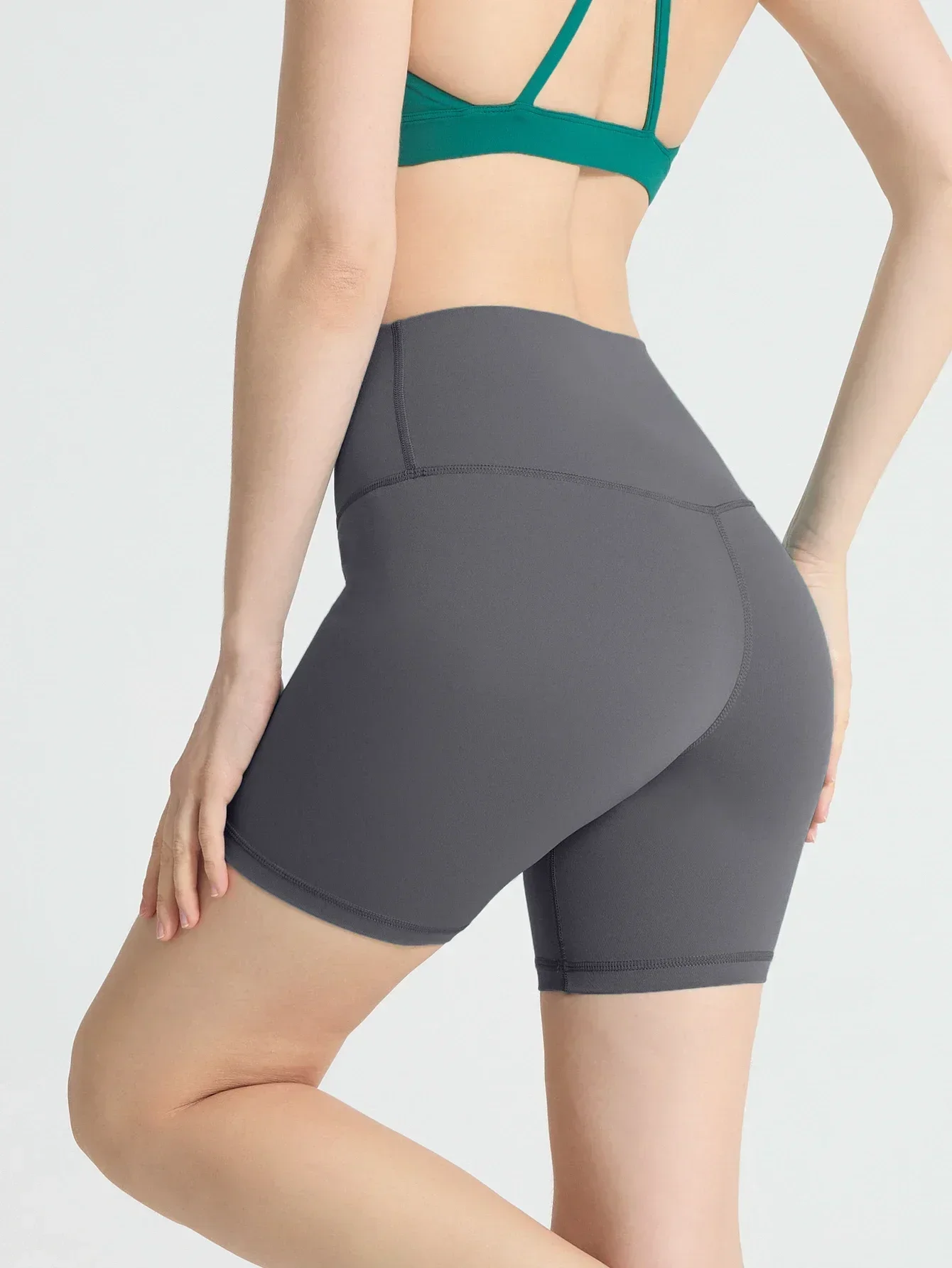 

Summer Women's High Waist Sports Shorts High Elasticity Hip Lift Breathable Comfort Outdoor Fitness Cycling Running Yoga Shorts