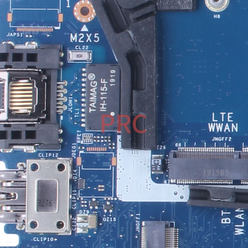 Para dell latitude 7490 placa-mãe do portátil LA-F321P 0pp44f