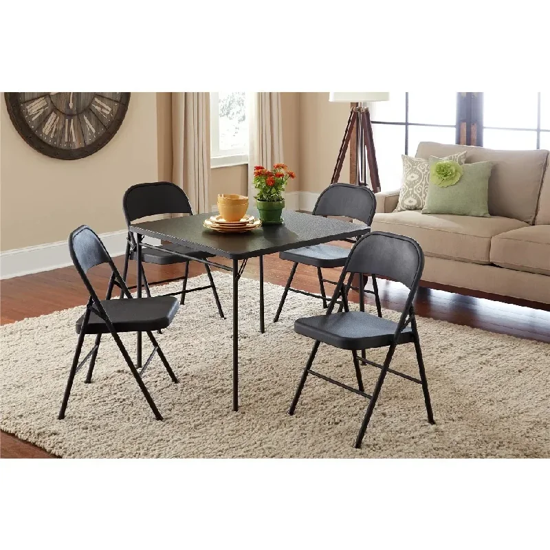 Creative Chair Black Steel Folding Chair Dining Chairs Living Room Chairs Foldable Floor Meubles De Salon Furniture