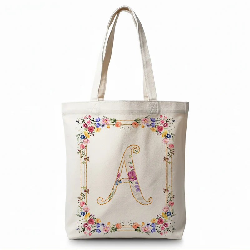 

Сумка через плечо с большой вместимостью, холщовая сумка через плечо 2026, модный дизайн с принтом и надписями, женская сумка, сумки для женщин.