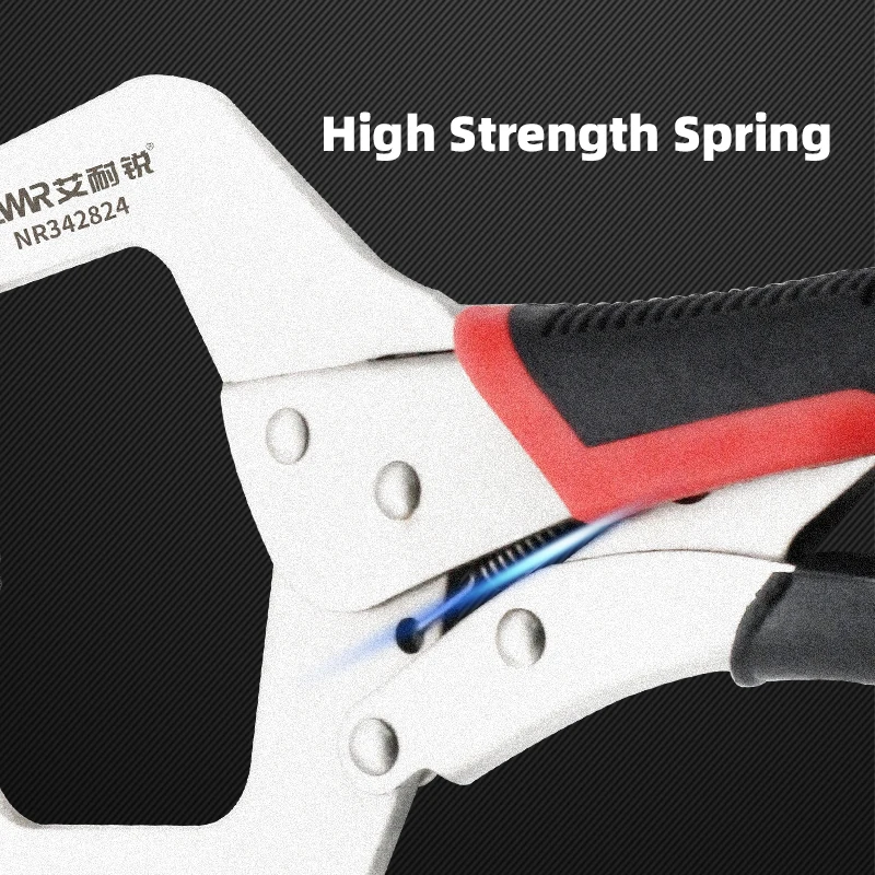 Multi-function Locking Clamp 11''  27cm Locking Vise Grip Welding Clamp C-clamp Sheet Steel Clamp Plier Woodworking Strong plier