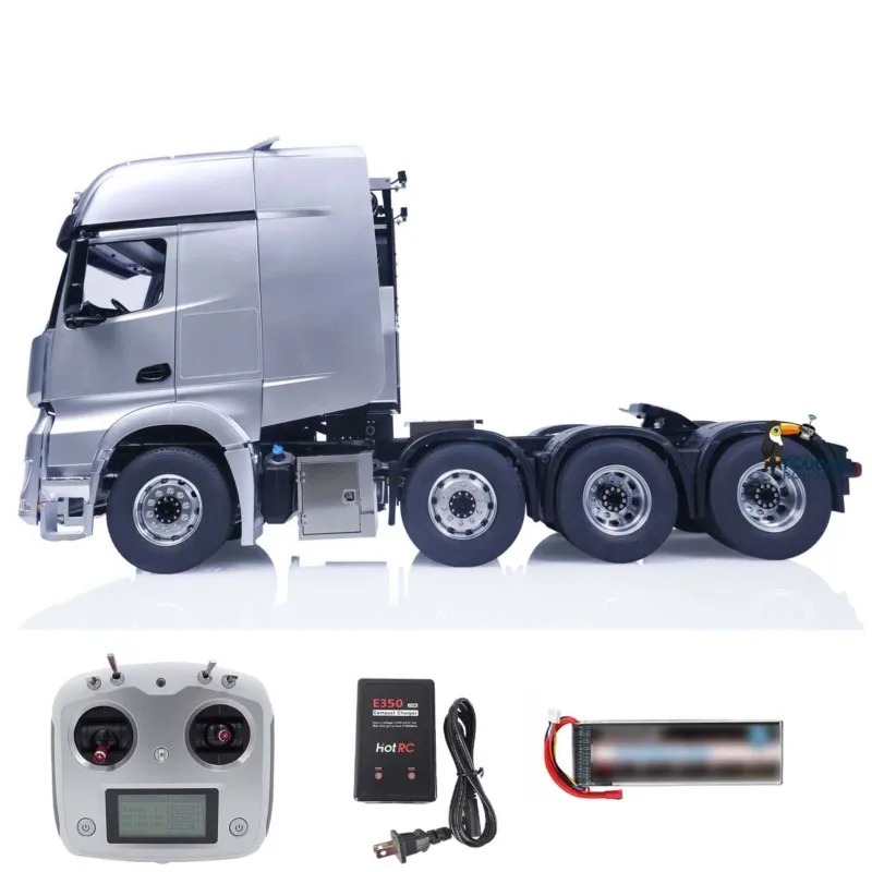 1/14 RTR LESU 8X8 شاحنات جرارات تعمل بالتحكم عن بعد نموذج RC سيارات معدات الهيكل المعدني قفل الرف المؤازرة التفاضلية THZH1539