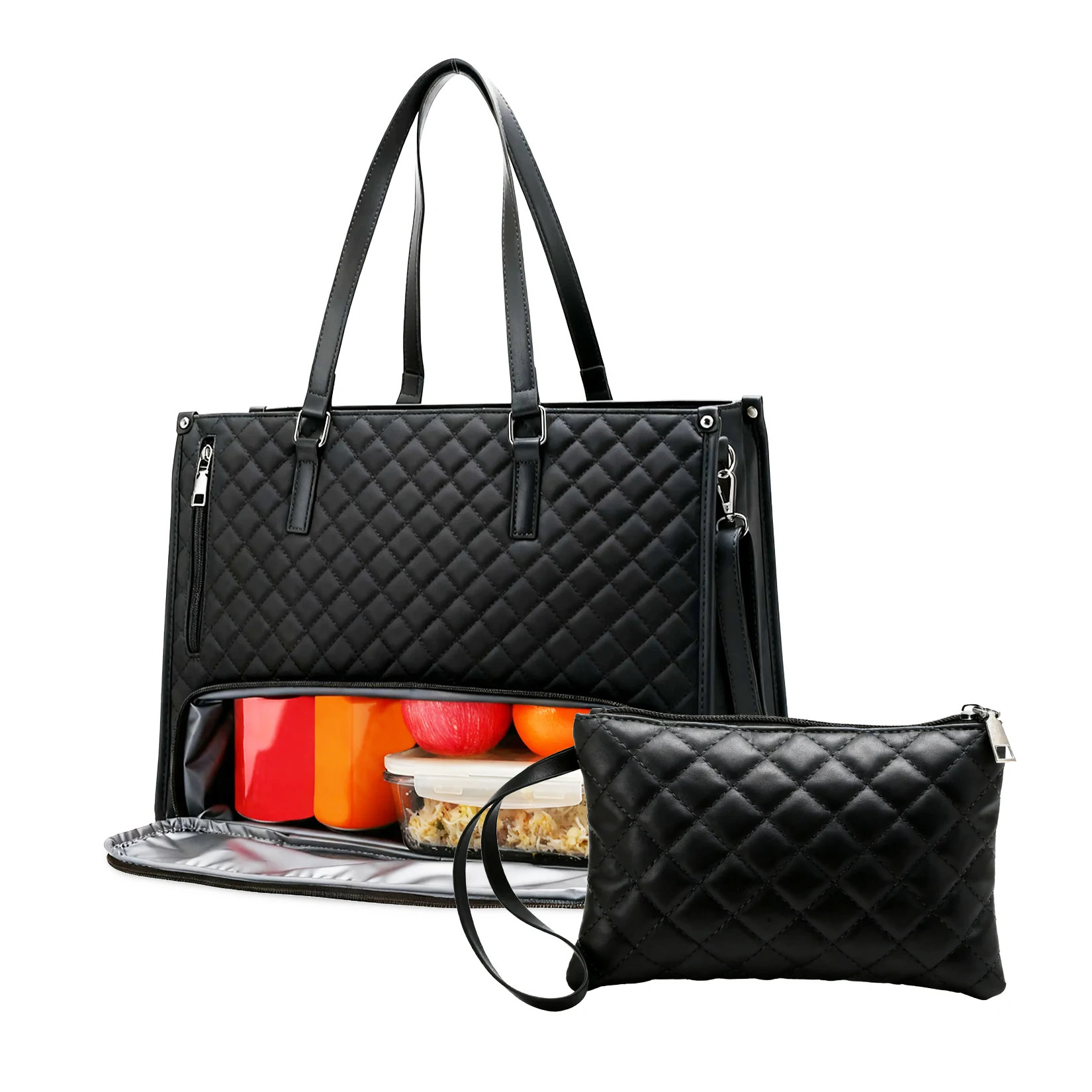 Leatherwork Essentials - Women's Laptop Tote Bag with Insulated