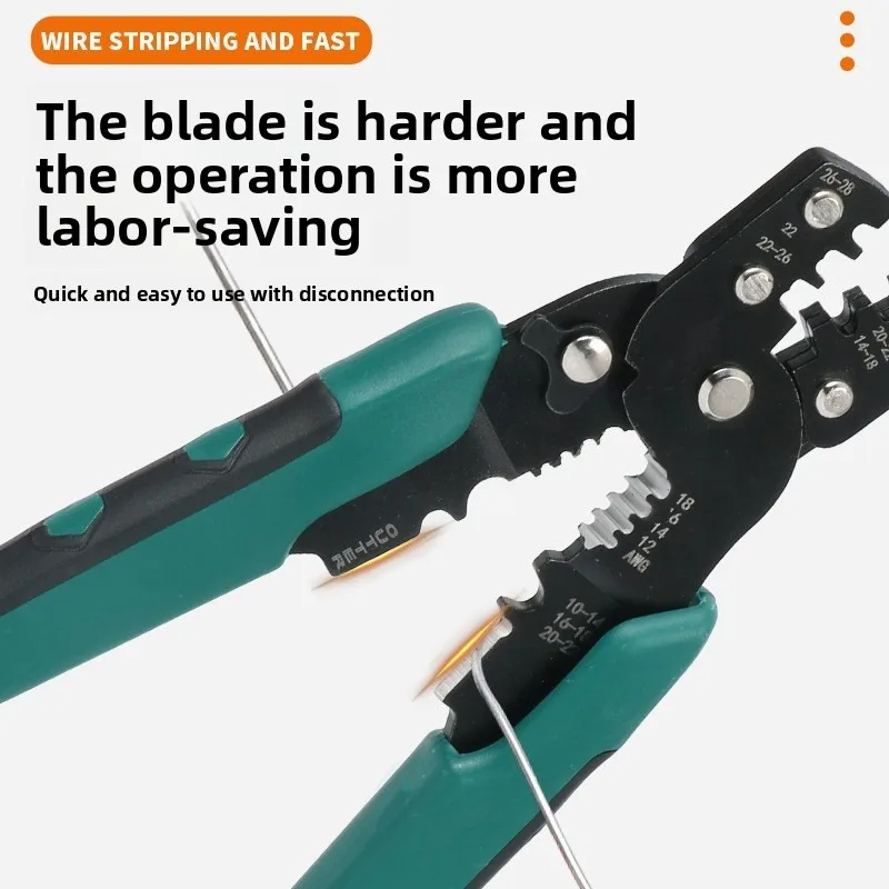 

Мини-инструменты, многофункциональные обжимные клещи, инструмент для зачистки проводов, щипцы 10-26AWG, обжимной инструмент, клеммы, электрический зажим