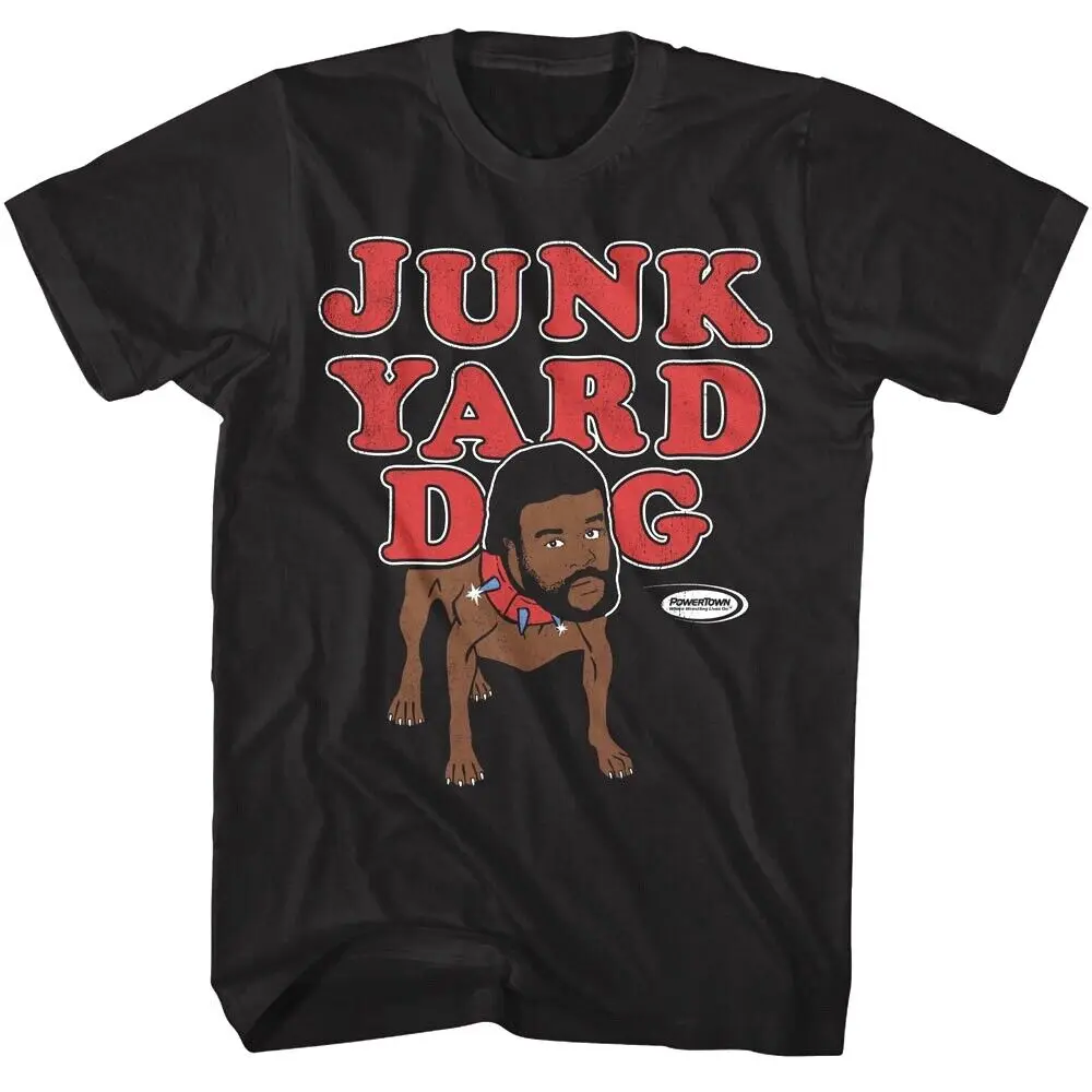 Powertown Junkyard Dog Men's T Shirt JYD Head Ritter Wrestling Champ