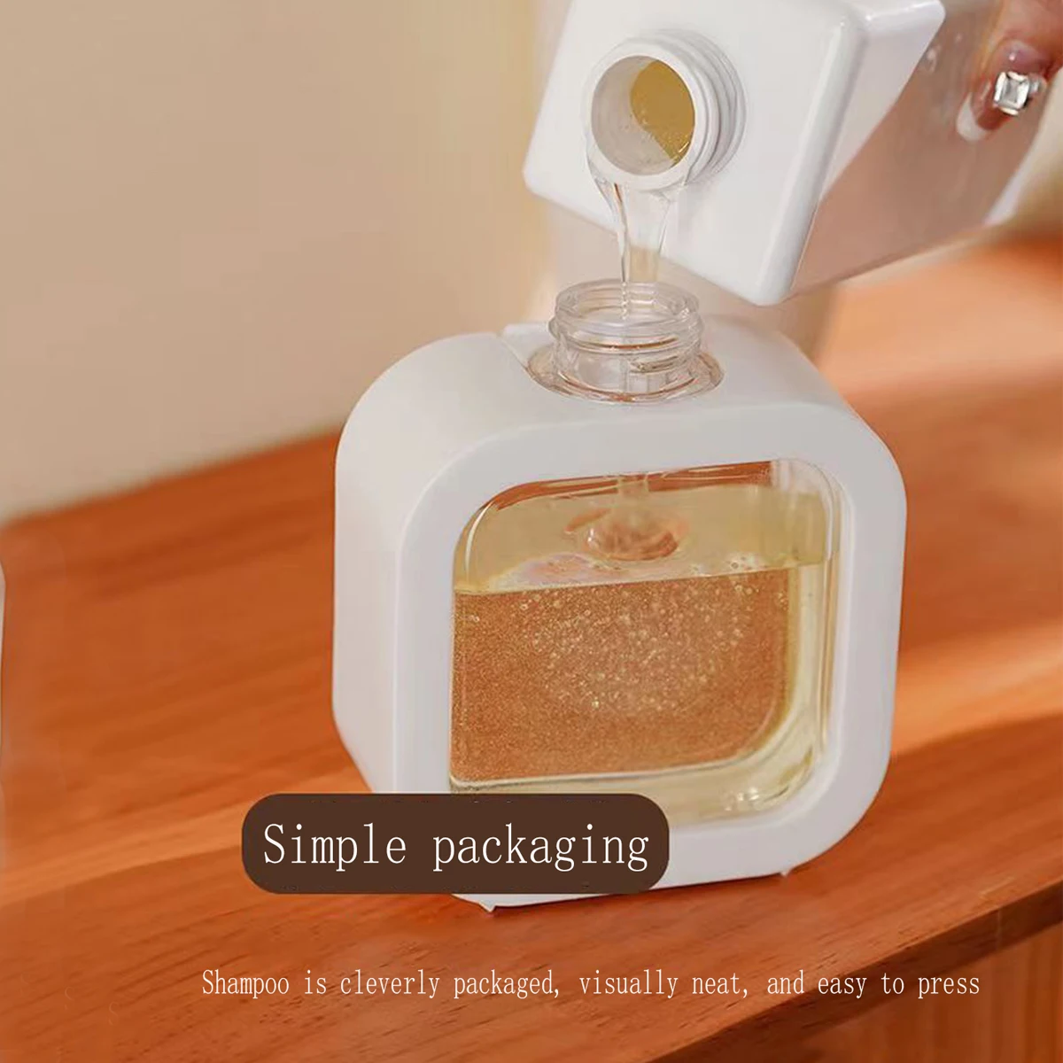 1pc 500ml flüssiger Seifensp ender, Shampoo flasche, Hands eifen behälter, Waschflüssigkeits-Unter abfüllung, Presse typ Badezimmer dusche ge