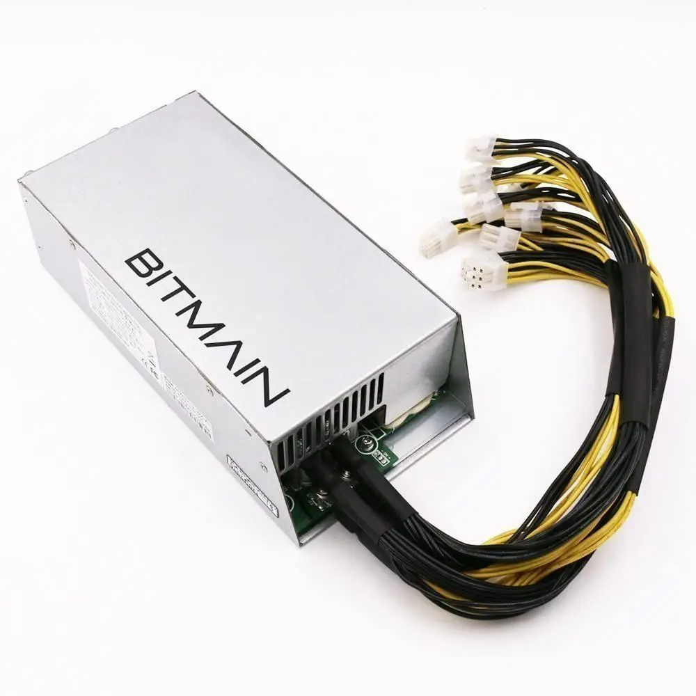 New Bitmain Power Supply APW7 PSU 1800W Power Supply 110v 220v For ASIC Miner Antminer S9 S9i S9J S9K L3 L3 Plus z11j Z15 PSU
