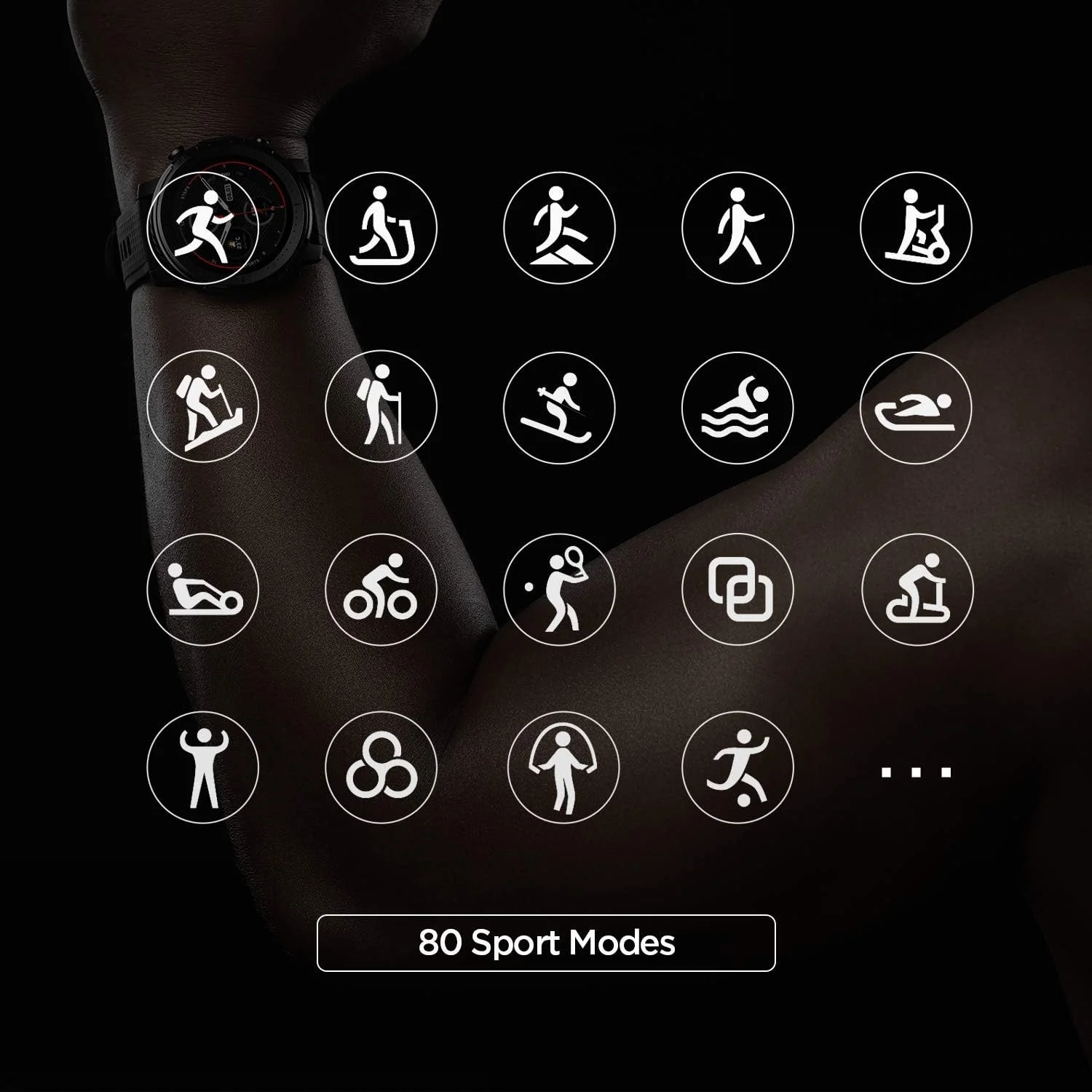 Amazfit Smart Watch Stratos 3 For Men Smartwatch with GPS Bluetooth and 5ATM Waterproof Display machine Refurbishment machine