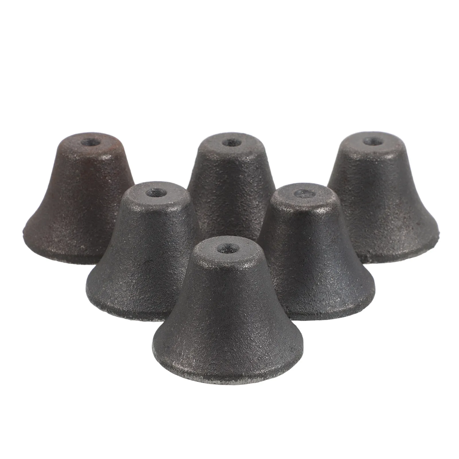 

6Pcs Cast Iron Hanging Bells Vintage Charm Small Jingle Bells for DIY Craft Doorbell Wedding Tree Ornaments Party