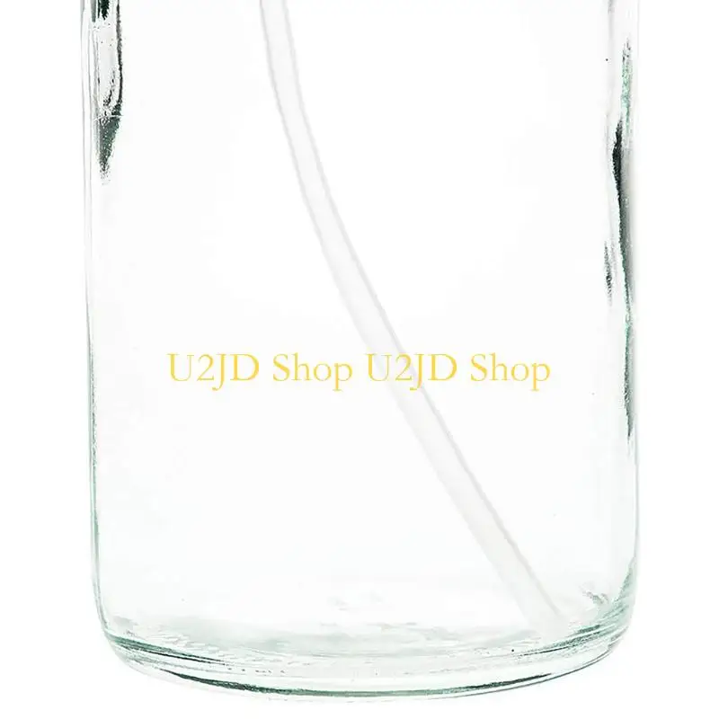 U2JD 2pcs 250ml frascos vidro vazios recipiente recarregável para óleos essenciais