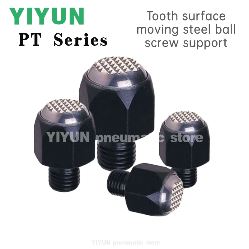 PT02-0610(M6),PT02-0814(M8),PT02-1017(M10),PT02-1222(M12),PT02-1627(M16),Tooth surface moving steel ball screw support,PT Series