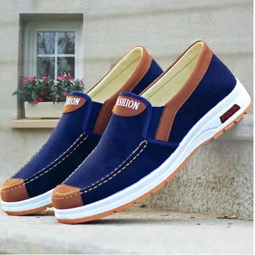 

Новая мужская обувь на весну и лето: удобная прогулочная обувь из дышащей парусины для людей среднего и пожилого возраста.