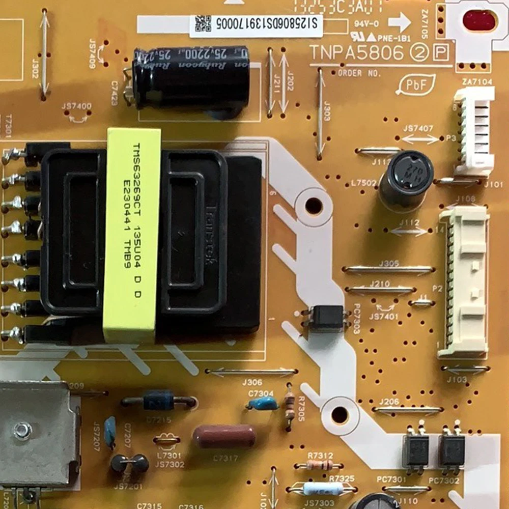 電源 TNPA5806 テレビ用電源ボード TH-L39B6H TH-L39EV6CW TH-L42E6C TNPA5806 2P TNPA58062P 電源カード
