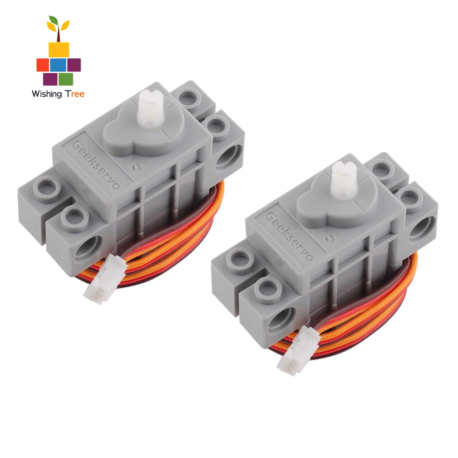 มอเตอร์เซอร์โวแบบตั้งโปรแกรมได้ 270 องศาสำหรับงานหุ่นยนต์ พร้อมขั้วต่อ 3P JST-PH2.0 ใช้งานร่วมกับบล็อกตัวต่อที่นิยมและไมโครบล็อกได้