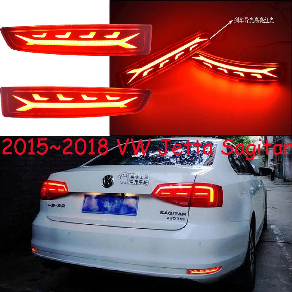 car styling for sagitar Tail Lamp for volkswagen jetta taillight LED car accessories 2015~2018y taillamp for Jetta Rear Light