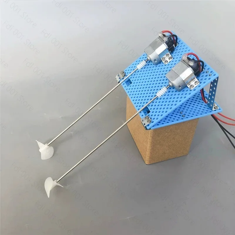 Assembling Remote Control Boat Kit Power Parts Thruster 130 Motor DIY Propeller 3-6v Paddle Wheel Cargo Science Course