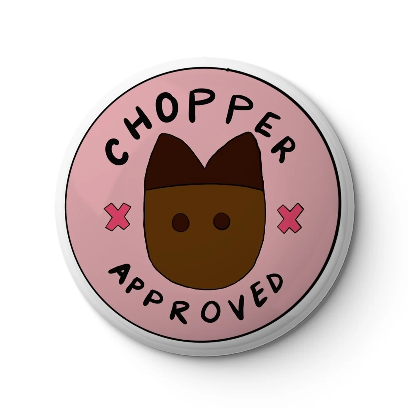 Chopper Approved Soft Button Pin Customizable Metal Decor Women Jewelry Gift Cute Funny Hat Lover Lapel Pin