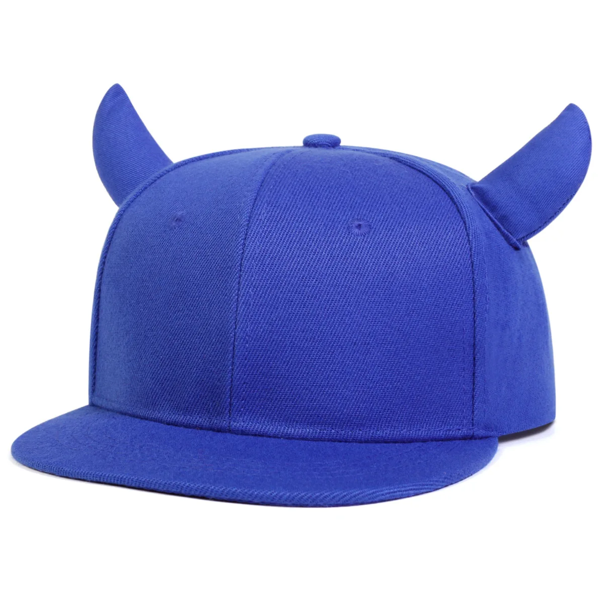 Neue Unisex Hörner Snapback Hip-Hop Hüte Frühling und Herbst Outdoor Einstellbare Casual Baseball Caps Sonnenschutz Hut – Detail 4