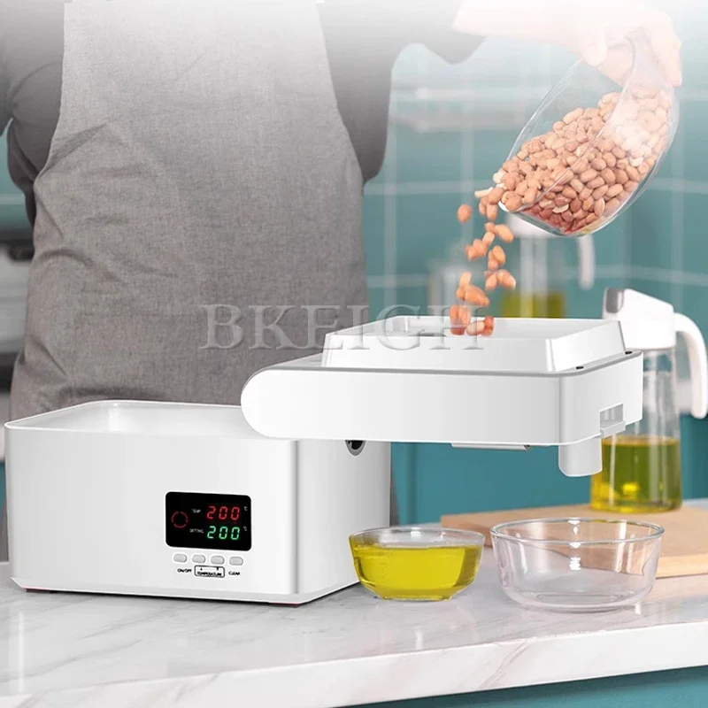 New Household Hydraulic Press Commercial Small Fully Automatic Cold And Hot Peanut Hydraulic Press With Low Noise
