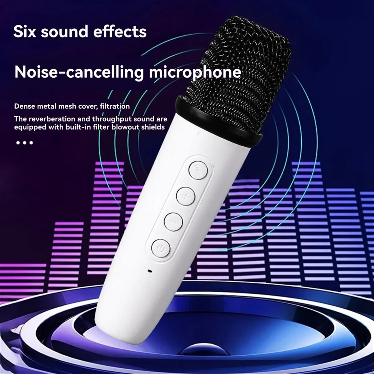 

Караоке-колонка HowAA87 с Bluetooth, домашний караоке-микрофон, для улицы, кемпинга, KTV, спальни, атмосферная проекционная лампа