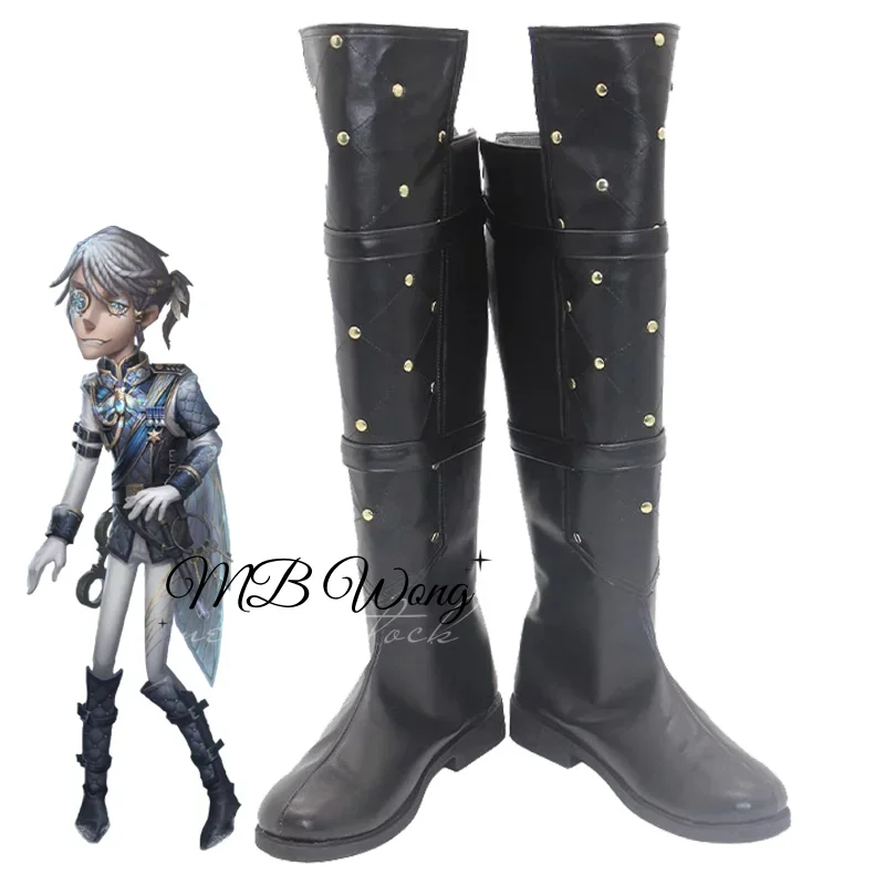 Game Identity V Luca Raft Winter Cicada Cosplay Shoes Boots Prisoner Role Play Halloween Carnival Christmas Party Custom Made