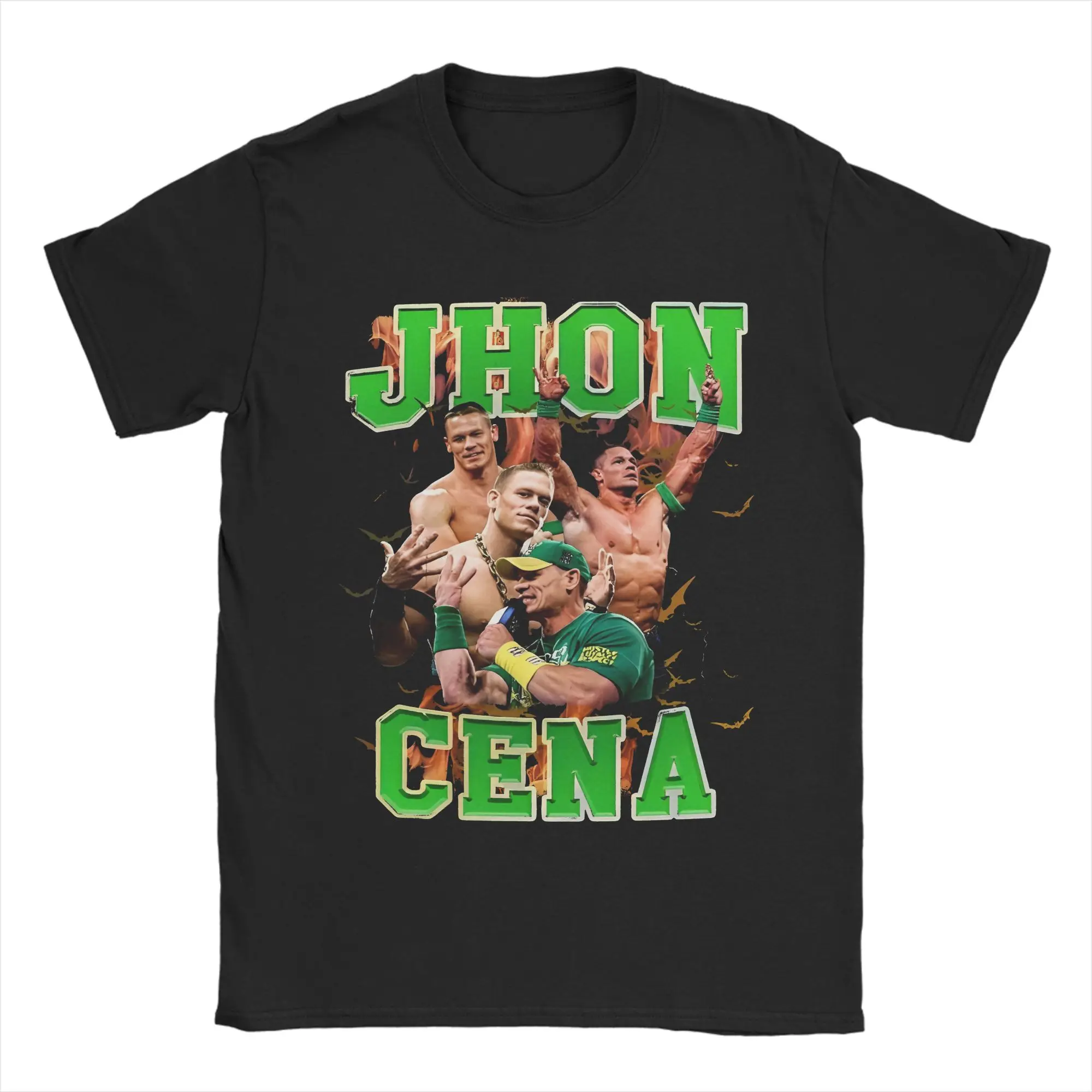 

Men's T-Shirt John Cena Bootleg Novelty Pure Cotton Tees Short Sleeve T Shirts Round Collar Tops Unique