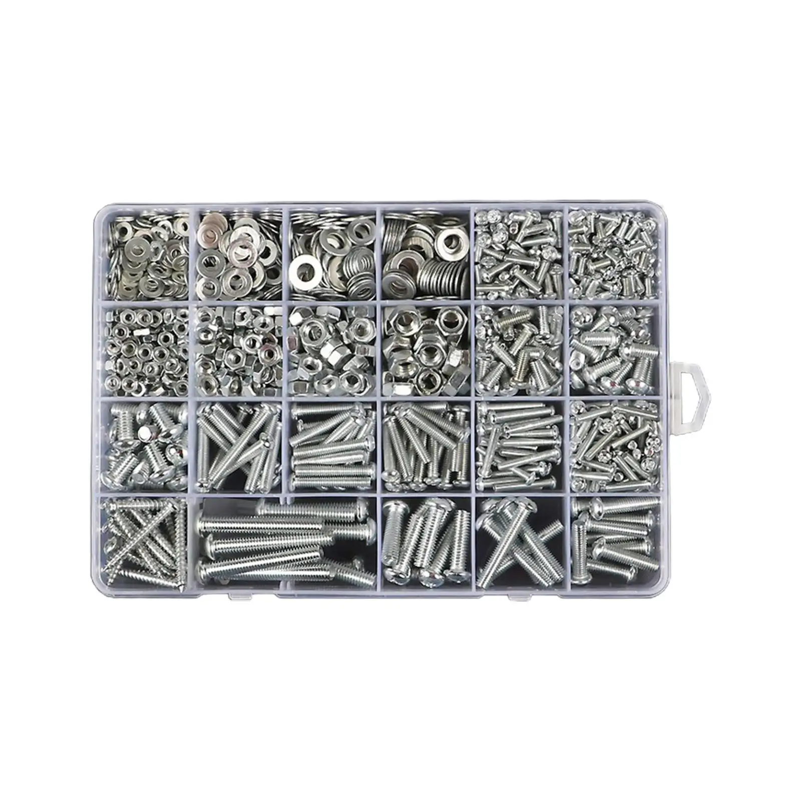 Screws and Nuts Set M3 M4 M5 M6 Assorted Screws Set for Doors Household Appliance Computer Repair Furniture Assembly Window