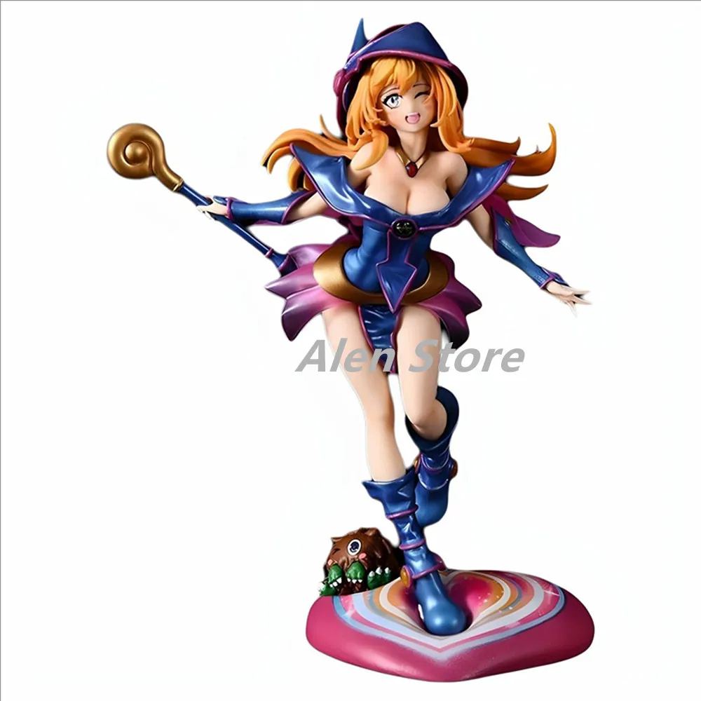 

Calede Yu-Gi-Oh Duel Monsters Dark Magician Ver Girl Жесткая фигурка ПВХ Экшн Аниме Модель Игрушка игровая статуя Коллекция Куклы Подарки