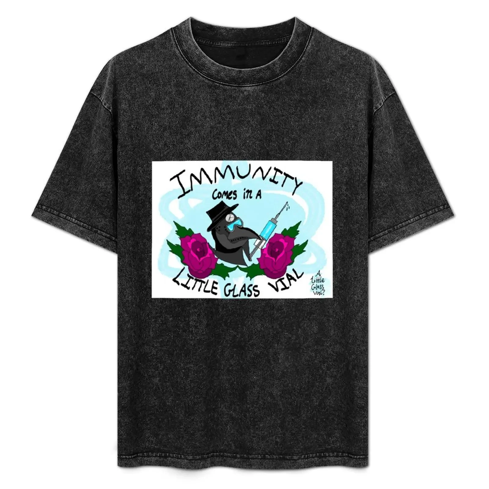 

Immunity comes in a little glass vial T-Shirt Comfortable Basic Crew Neck Tee