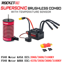 SURPASS HOBBY Rocket-RC F540 Brushless Motor And 45A /60A ESC Combo 3.175mm V2 Supersonic for 1/10 Tamiya RC Car